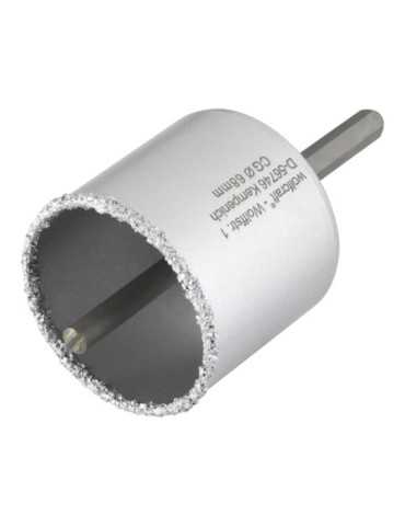 Corona de Perforación Recubierta de Carburo de Tungsteno, con Adaptador, Ø68 x 55 mm WOLFCRAFT