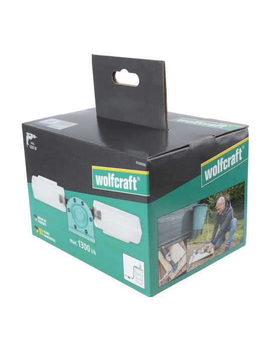 Bomba para Taladro, Solid 1300 l/h WOLFCRAFT
