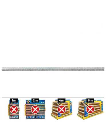 Varilla Roscada M6 x 1000mm Din/Ref 975 Zincado (Caja 100 unid) CELO