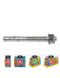 Anclaje Homologado CE Bap Ø10 x 60 mm/10 Zincado, Caja 40 uds CELO