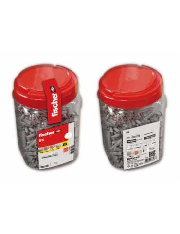 Taco Sx Ø8 x 40 mm, Bote 400 uds FISCHER