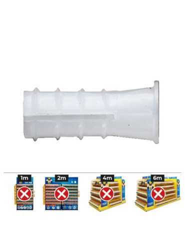 Taco de Plástico tipo B Ø 8 mm, Caja 500 uds CELO