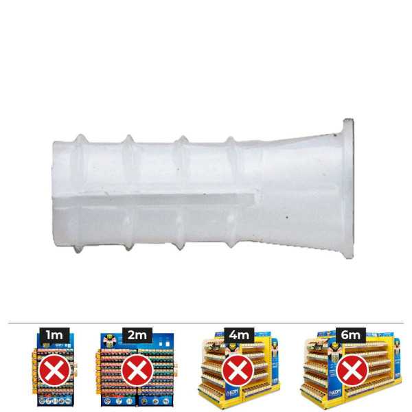 Taco de Plástico tipo B Ø 8 mm, Caja 500 uds CELO