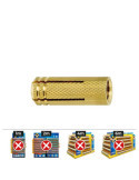 Taco de Latón Me M12 Ø15 x 40 mm, Caja 25 uds CELO