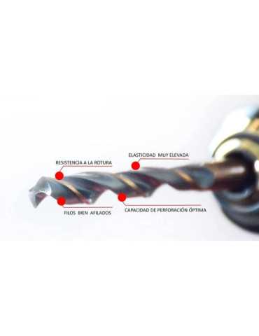 Broca para Metal F3 Hss-R DIN 338, Ø11,50 x 94/142 mm, 10 uds FISCHER 2