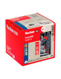 Tacos Duo Hm Ø5 x 55 mm + Tornillos Ø10 x 55 mm, Caja 25 uds FISCHER