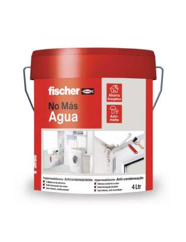 Pintura Blanca Impermeabilizante Anti-Condensaciones 4 L FISCHER