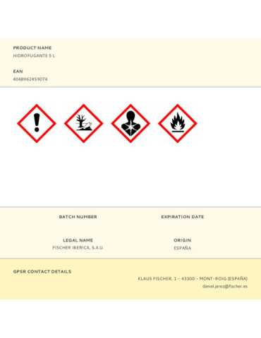 Hidrofugante 5 L FISCHER 2
