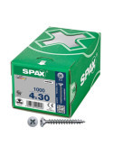 Caja 1000 Unid. Tornillo Universal Cabeza Plana Wirox 4X30MM Z2 SPAX