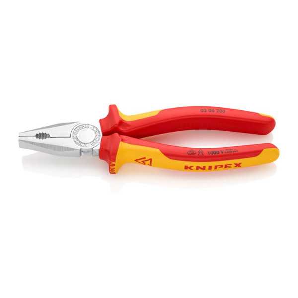 Alicates Universales 200 x 65 x 20 mm KNIPEX