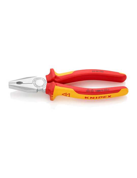 Alicates Universales 200 x 65 x 20 mm KNIPEX