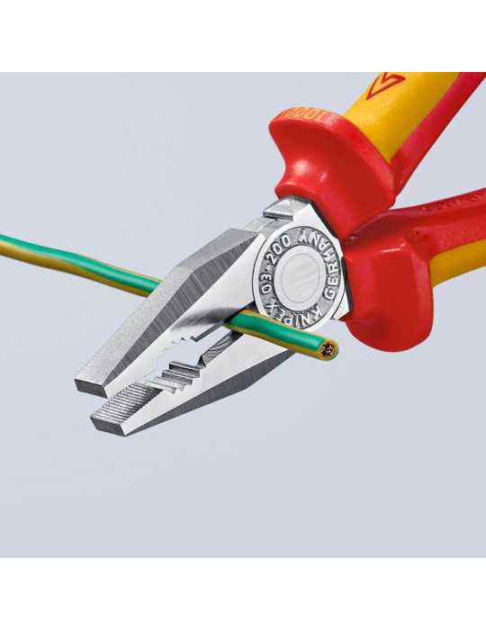Alicates Universales 200 x 65 x 20 mm KNIPEX