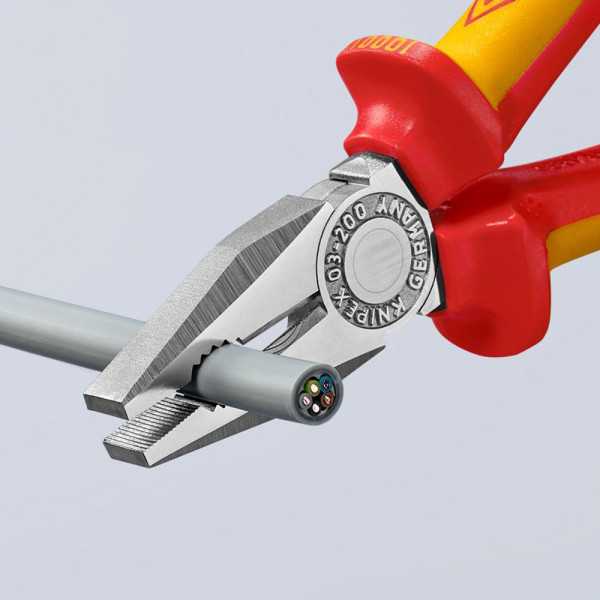 Alicates Universales 200 x 65 x 20 mm KNIPEX