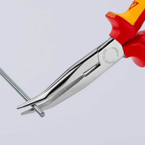 Alicates de Boca de Cigüeña Curvo 200 x 56 x 19 mm KNIPEX