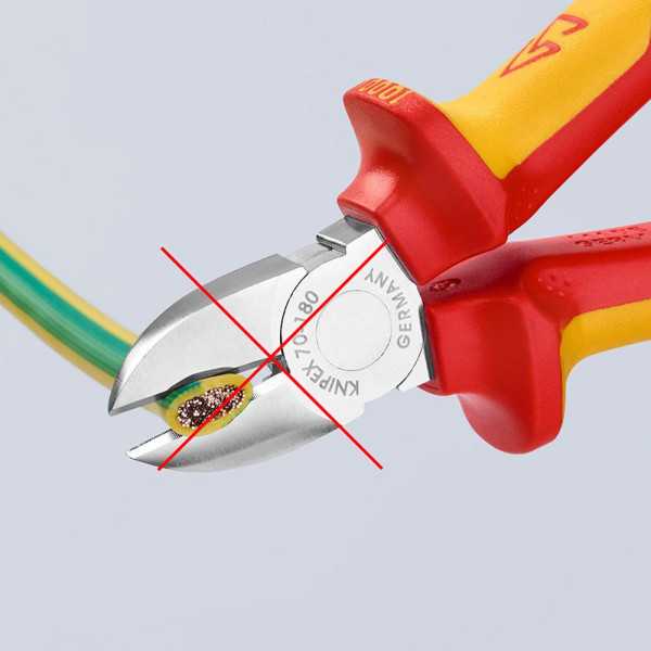 Alicates de Corte Diagonal 180 x 56 x 20 mm KNIPEX