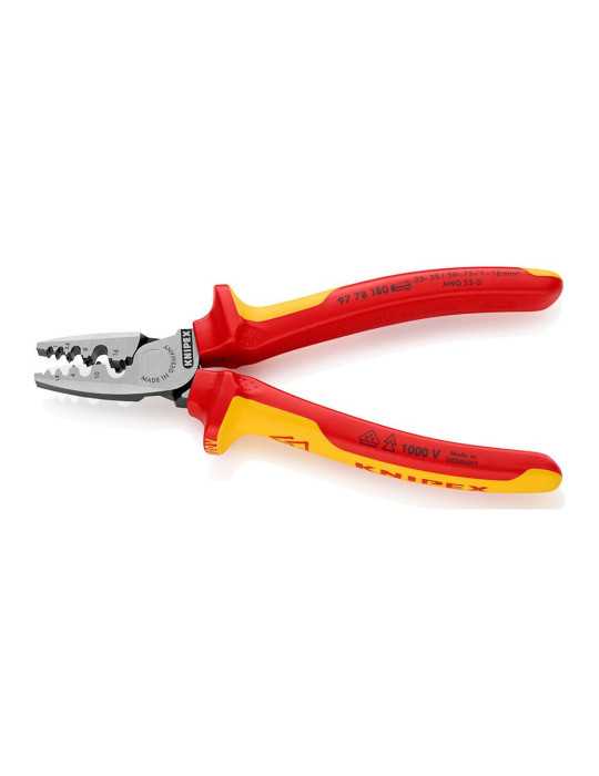 Alicates para Entallar Punteras 180 x 56 x 28 mm KNIPEX