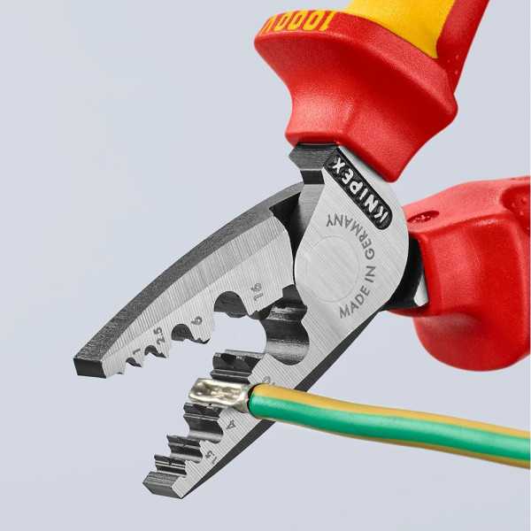 Alicates para Entallar Punteras 180 x 56 x 28 mm KNIPEX