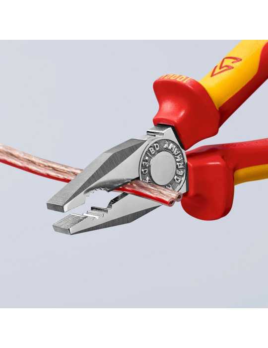 Alicates Universales 180 x 65 x 20 mm KNIPEX