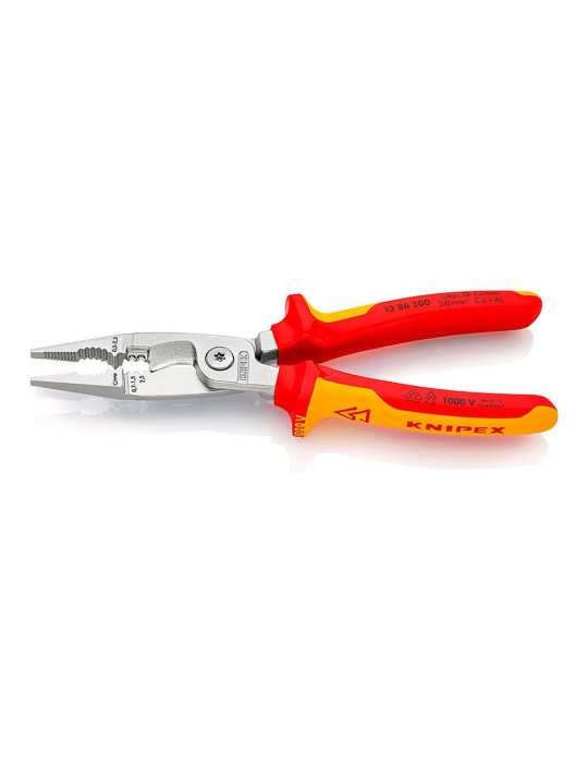 Alicates para Instalaciones Eléctricas Cromado 200 mm KNIPEX