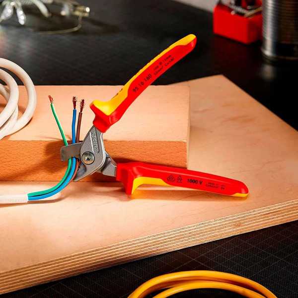 Tijera para Cables 160 x 60 x 28 mm KNIPEX