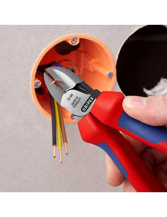 Alicates de Corte Diagonal 165 x 53 x 21 mm KNIPEX