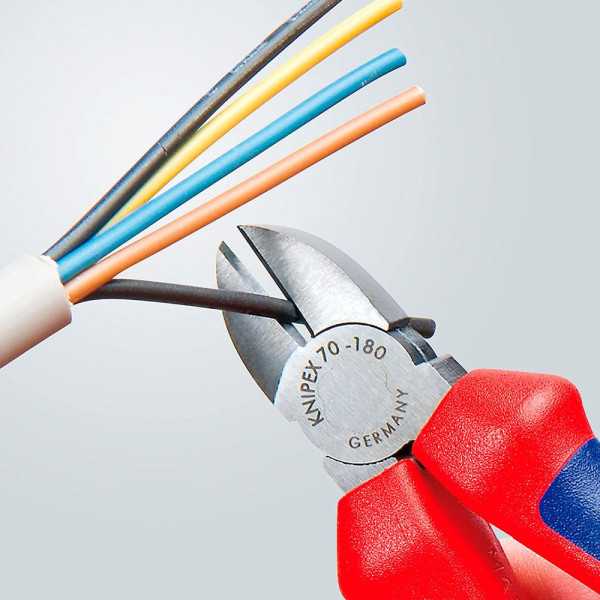 Alicates de Corte Diagonal 185 x 54 x 22 mm KNIPEX