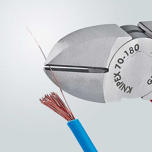 Alicates de Corte Diagonal 185 x 54 x 22 mm KNIPEX