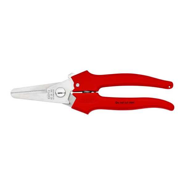 Tijera Universal con Revestimiento de Plástico Pulida 190 mm KNIPEX