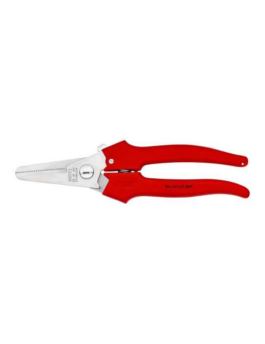 Tijera Universal con Revestimiento de Plástico Pulida 190 mm KNIPEX
