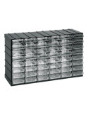 Cajonera Modular con 48 Cajones Transparentes, 382 x 148 x 230 mm ART PLAST