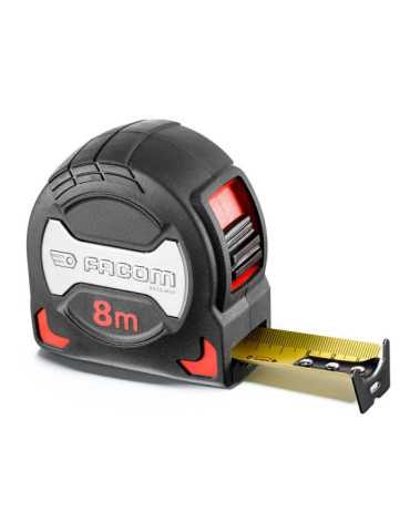 Flexómetro Serie Grip Bi-Material 8 m x 28 mm FACOM