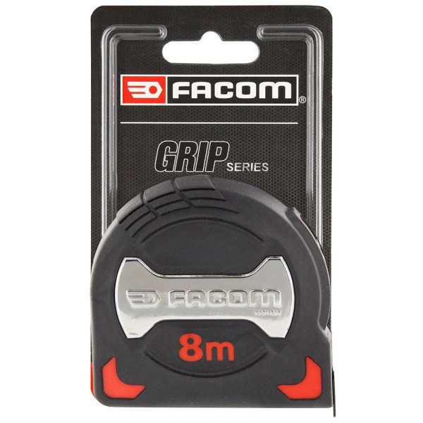 Flexómetro Serie Grip Bi-Material 8 m x 28 mm FACOM