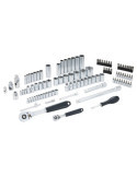 Llave de Carraca, Vasos y Accesorios de ½ y ¼ pulg, Juego 100 Piezas FACOM