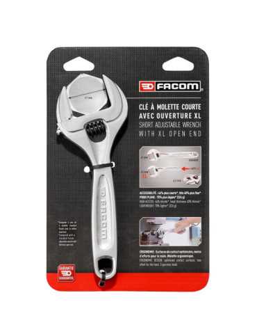 Llave Inglesa Corta con Apertura XL, 200 mm FACOM