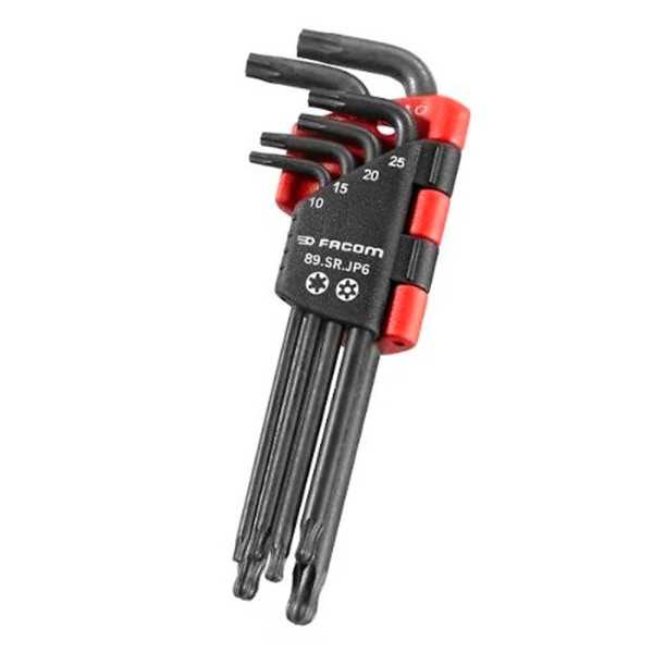 Llaves Torx en L Esféricas, Juego 6 Piezas FACOM