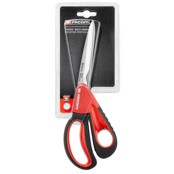 Tijeras Multiusos con Empuñadura Ergonómica para Diestros FACOM