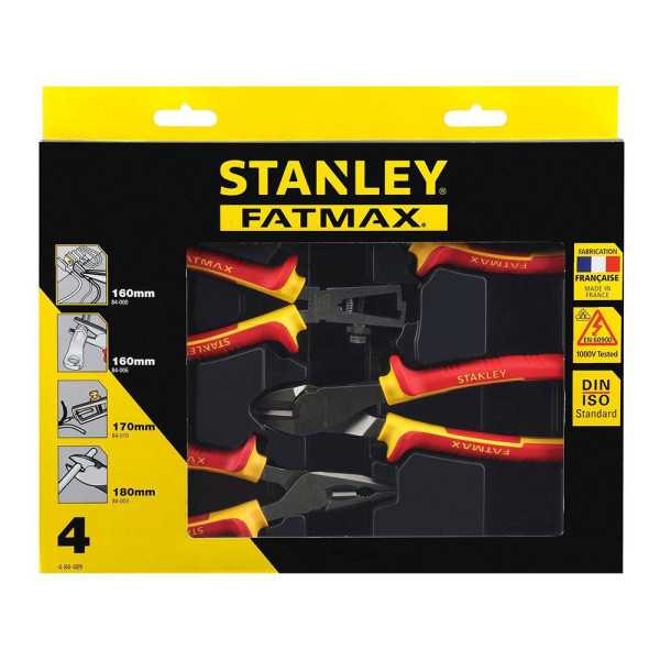 Alicates Vde 1.000V Fatmax®, 4 Piezas STANLEY