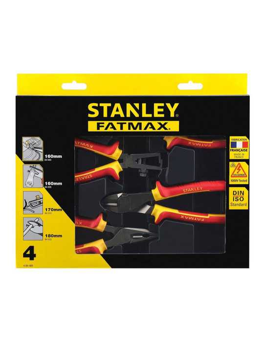 Alicates Vde 1.000V Fatmax®, 4 Piezas STANLEY