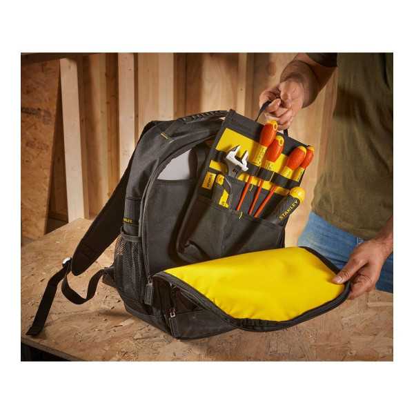 Mochila Portaherramientas, Capacidad de Carga 15 kg STANLEY