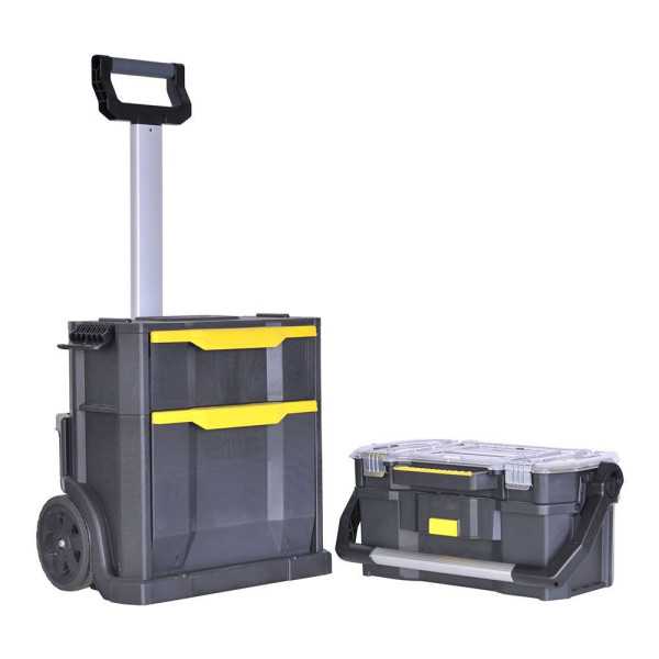 Taller Móvil Modular y Caja de Herramientas 2 en 1 STANLEY