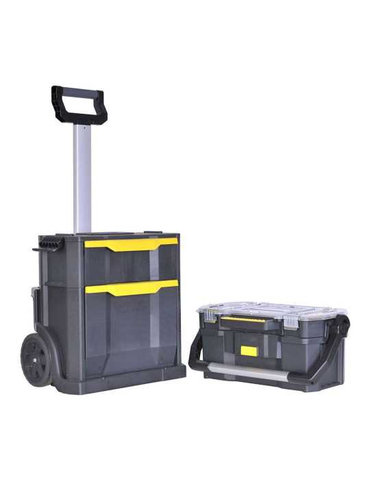 Taller Móvil Modular y Caja de Herramientas 2 en 1 STANLEY