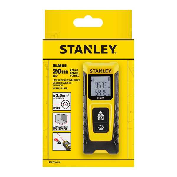 Medidor Láser SLM65, Rango de Medición 20 m STANLEY