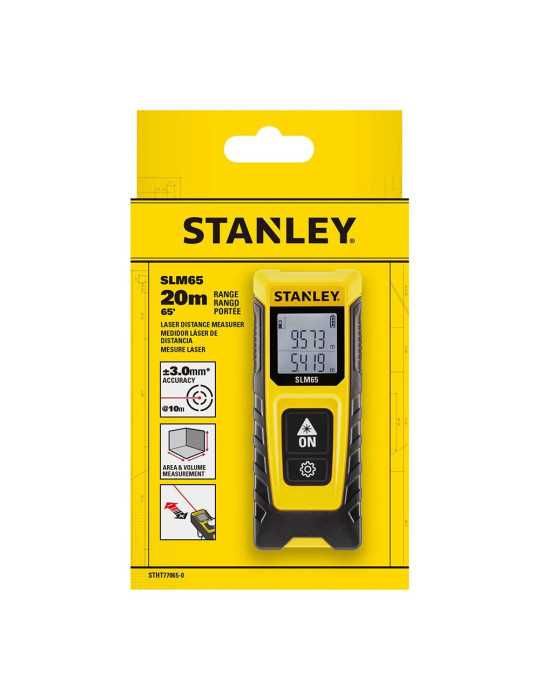 Medidor Láser SLM65, Rango de Medición 20 m STANLEY