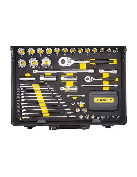 Kit de Mantenimiento con Maletín de Aluminio 142 Piezas STANLEY