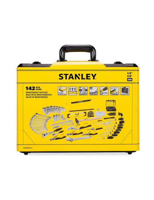 Kit de Mantenimiento con Maletín de Aluminio 142 Piezas STANLEY