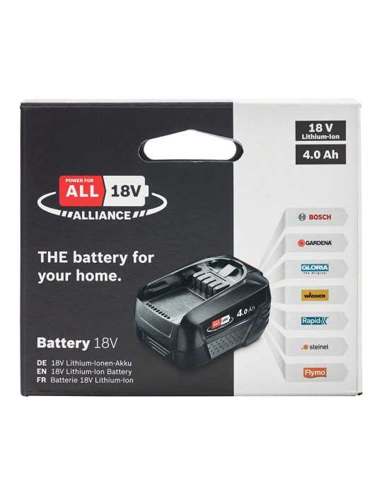 Batería 4,0Ah 18V P4A 5001519 BOSCH