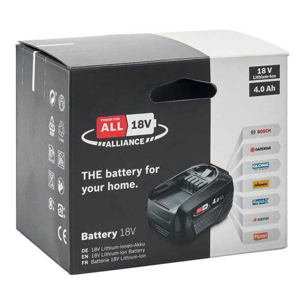 Batería 4,0Ah 18V P4A 5001519 BOSCH