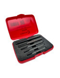 Extractor Tornillos Rotos Roscados 5010RE, M5-M20 Ø3, 4, 5, 6, 8 mm, Juego de 5 Piezas FORZA