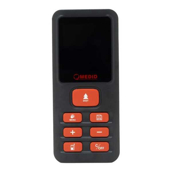 Medidor de Distancia Láser Rojo 60 m MEDID