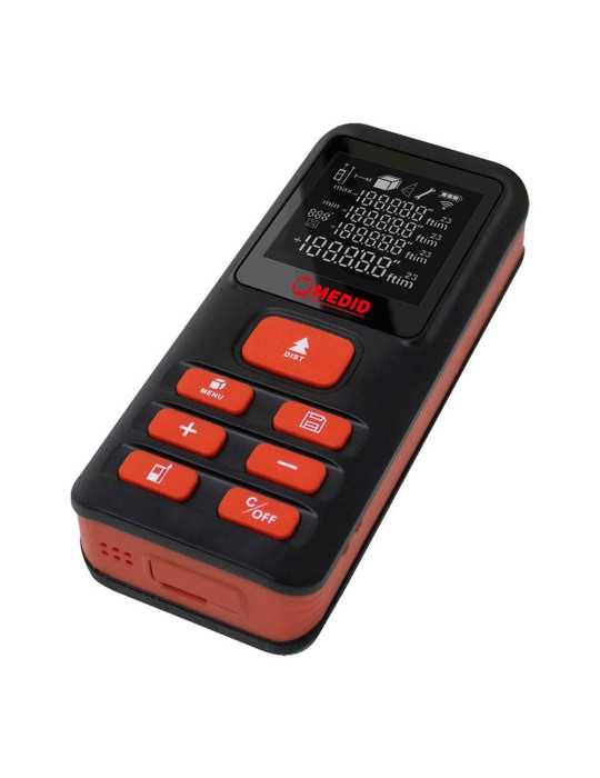 Medidor de Distancia Láser Rojo 60 m MEDID